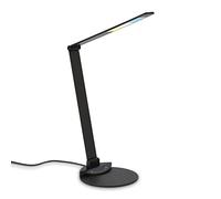 BRILONER - Lámpara de escritorio LED con tacto, regulable en niveles, ajustable de blanco cálido a blanco frío, lámpara de mesa, lámpara de noche, lámpara de mesa, decoración, lámpara de oficina, luz