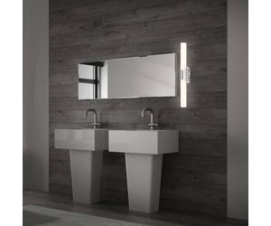 Briloner Lámpara de espejo cuarto de baño Klak Brilo, cromo, 47 cm