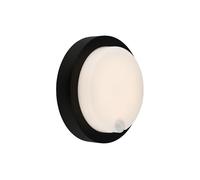 Briloner Aplique LED para exterior 3765015, sensor, negro