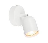 BRILONER - Lámpara de Lectura, Giratoria y Orientable, GU10 , 9 W, 13x8x8,5cm, Aplique Pared Interior, Apliques Pared Dormitorio, Lampara Pared, Apliques Pared Interior, Metal Blanco