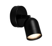 BRILONER - Lámpara de Lectura, Giratoria y Orientable, GU10 , 9 W, 13x8x8,5cm, Aplique Pared Interior, Apliques Pared Dormitorio, Lampara Pared, Apliques Pared Interior, Metal Negro
