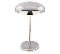 BRILONER - Lámpara de mesa LED, inalámbrica, IP44, con borde luminoso, regulador táctil, batería reemplazable, lámpara de noche, lámpara de lectura, lámpara LED, lámpara decorativa, lámpara de mesa