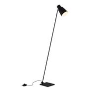 BRILONER - Lámpara de pie como decoración en el salón y lámpara de lectura, lámpara orientable, lámpara de salón, interruptor de pie, iluminación indirecta, negro
