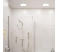 Briloner Lámpara de techo empotrable LED 748 IP44 CCT Switch Ø 22cm