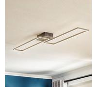 Briloner Lámpara de techo LED Frame, control remoto, negro