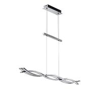 BRILONER Lámpara de techo LED, lámpara colgante regulable mediante interruptor de pared, 1890 lúmenes, 6 W, aluminio