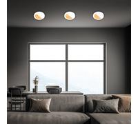 Briloner Lámpara empotrable LED 7609 3.000K/4.000K Ø 17 cm