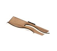 BRILONER - Lámpara LED de techo vintage con forma de onda, luz blanca cálida, base de madera, lámpara LED de techo, lámpara, lámpara de salón, 55 cm, madera negra