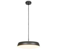 BRILONER - Lampara techo colgante LED con luz blanco cálido, 14,5W, 1800lm, lamparas colgantes de techo, isla cocina, comedor, salón, 35 x 120 cm, Bronce Antracita metalizado