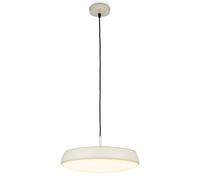 BRILONER - Lampara techo colgante LED con luz blanco cálido, 14,5W, 1800lm, lamparas colgantes de techo, isla cocina, comedor, salón, 35 x 120 cm, Warm Grey Coffee