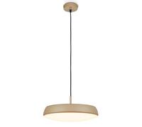 BRILONER - Lampara techo colgante LED con luz blanco cálido, 14,5W, 1800lm, lamparas colgantes de techo, isla cocina, comedor, salón, 35 x 120 cm, Antracita macchiato