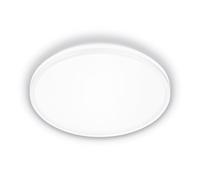 Briloner Pulap A Plafón LED, blanco, Ø 33 cm, plástico
