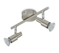 Briloner Leuchten 2907 - 022 a +, Techo Foco, LED Lámpara, Foco, Lámpara de techo, metal, 3 W, níquel mate, 27.5 x 8 x 12 cm