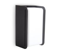 Briloner Leuchten 3016-015 - Lámpara led para exterior (IP44, 1 bombilla E27, máx. 12 W, 215 x 120 x 100 mm), color blanco y negro
