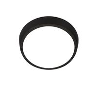 BRILONER Leuchten 3018-015 - Lámpara LED para exterior, IP44, 24 W, 2160 lúmenes, 4000 K, color blanco y negro, 270 x 93 mm (diámetro x altura), color blanco y negro