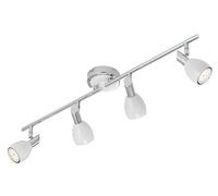 BRILONER Leuchten 3111-046 - Lámpara de techo con 4 ledes (GU10), color cromo y blanco