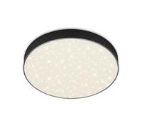 Briloner Leuchten 7074-415 Lámpara LED de Techo, Decoración de Estrellas, Temperatura de Color Blanco Neutro, Negro