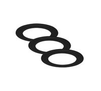Briloner Leuchten 7115-435 Juego de 3 Lámparas Empotrables LED, de Techo, 600 Lúmenes Cada Una, 4.000 Kelvin, Ip44, Negro Mate