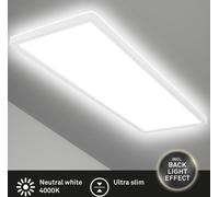 Briloner Leuchten 7402416, LED, 4000 K, 3000 lúmenes, IP20, Blanco