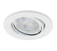 Briloner Leuchten - Juego de 3 lámparas empotrables (3 Bombillas LED GU10, 5,5 W, 460 lúmenes, 3000 K, IP23, 86 x 70 mm, Profundidad de Montaje 60 mm, diámetro de 68 mm)