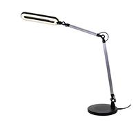 Briloner Leuchten - Lámpara de mesa LED, regulable, control de temperatura de color, control táctil, altura ajustable, 6,6 vatios, 700 lúmenes, negro