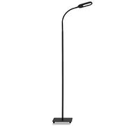 BRILONER Leuchten - Lámpara de pie LED, lámpara de pie regulable, control de temperatura de color, 8 vatios, 600 lúmenes, negro
