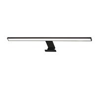 BRILONER Leuchten - Lámpara LED de espejo, IP44, luz de baño, 8 W, 780 lúmenes, 4000 Kelvin, negro, 600 x 103 x 36 mm (largo x ancho x alto)