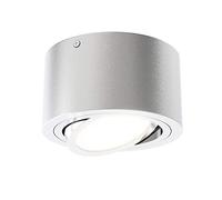 Briloner Leuchten - Lámpara led de techo (5 W, reflector orientable, 470 lúmenes, 3000 K, diámetro de 9 cm), color plateado