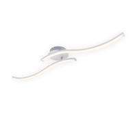 Briloner Leuchten Lámpara LED, luz de Techo de 2 Bombillas, 700 lúmenes, 3000 Kelvin (Blanco cálido), 9 vatios, Aluminio, 782x120x110 mm (Largo x Ancho x Altura), 9 W