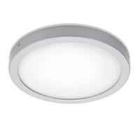 Briloner Leuchten - Plafón LED, lámpara de techo, 21 vatios, 2000 lúmenes, 3000 Kelvin, redonda, cromo mate, 300 x 32 mm (Diámetro x altura)