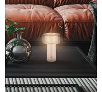 Briloner Linterna LED recargable Brilo unplugged Gila, antracita/beige, 21 cm