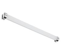 BRILONER LOTSO, aplique de pared, protección contra salpicaduras IP44, luz blanca neutra, color cromado, dimensiones: 57,2 x 3,2 x 4,3 cm