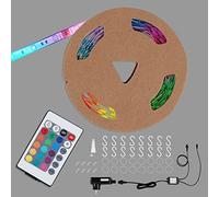 BRILONER luces - tira LED exterior 10m, tira LED RGBW, IP44, mando a distancia, cambio de color, regulable, recubierto de silicona, acortable, blanco, 2035-300