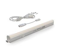 BRILONER - Luz Cocina Bajo Mueble, Color Blanco, 31,3 x 2,2 x 3 cm, Incl. 1 x LED 4W 400Lm 4.000K, Cable Incluido, Luz Bajo Mueble, Iluminación Armario, Lámpara Cocina, Barra de LED Para Cocina