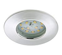 BRILONER luz LED empotrada, foco 5 W, apto para baño IP44, bombillas de bajo consumo cromo 7204-018