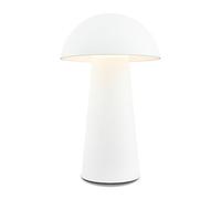 BRILONER - Mini lámpara LED de sobremesa inalámbrica con toque, regulable por pasos, IP44, lamparas de mesita de noche, lampara de mesa, lampara recargable, lampara inalambrica, 12x19,5 cm, blanco
