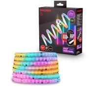 BRILONER - Pimp Your Panel Juego de complemento RGBICW COB LED Strip 2,6 m | Ampliación, cambio de color, luz homogénea, mando a distancia, 230 V, para paneles acústicos, tiras LED