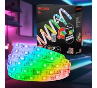 BRILONER - Pimp your Stripe Starter Set Tira de LED de 2 m con mando a distancia, cable de 3 m, RGBW colorido, acortable, autoadhesiva, tira de LED, tira de luz LED, tira de luz LED