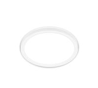 Briloner - Plafón LED, Panel LED, Ultra Plano, Efecto Retroiluminación, Luz Blanca Neutra, 22W, 3000 Lúm, Plafon LED Techo, Luces LED Habitacion, Redondo, Luces LED Cocina, Luz, Ø 24 cm, Blanco