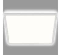 Briloner Plafón LED Slim, angular 29,3 x 29,3 cm