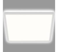 Briloner Plafón LED Slim, angular 42 x 42 cm