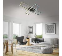 Briloner Roami lámpara de techo LED, 104x71cm, negro, CCT, control remoto EC:EPREL:2029475