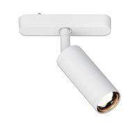 BRILONER - Sistema de rieles Luxtrail LED Tracklight, Blanco cálido, Orientable, Accesorio, Tracklight, LED Spot, Proyector, Foco de techo, Plafón, 130x40x155mm (LxPxA), Blanco