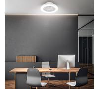 Briloner Ventilador de techo LED Pafo, blanco, plástico, CCT, control remoto EC:EPREL:2513824