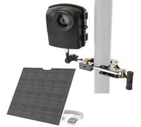 Brinno BCC2000 Plus + ASP1000-P Kit de cámara de construcción y panel solar | Incluye cámara Full HD TLC2000 Time Lapse, extensión de 9,8 m para ordenador portátil y tablet