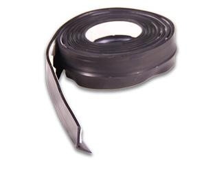 Brinox B82660N - Burlete de goma para puertas de garaje (5 m) color negro