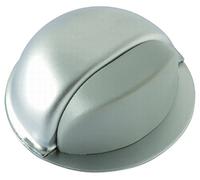 Brinox Tope Acero para Puertas Adhesivo, Cromado Mate, 2.2x4.9x4.9 cm
