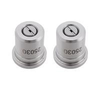 Briny River 2pcs 030 Ángulo de 25° Máquina de Limpieza de Pistola Pulverizadora de Alta Presión Boquilla de Acero Inoxidable Compatible con KARCHER