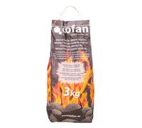 Briquetas de Carbón Vegetal | Envase 3kg | Ideales para Barbacoas, Parrillas y Asados