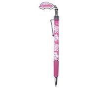 BRISA VW Collection - Bolígrafo escolar con colgante Volkswagen Escarabajo (Rosa)